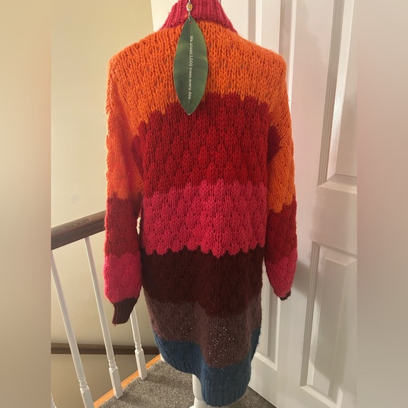 FARM Rio Block Striped Open Cardigan NWT! - Picture 6 of 16